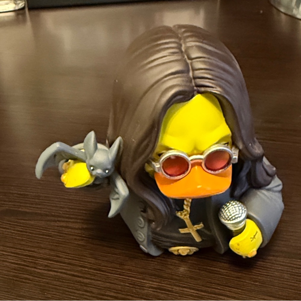 Ozzy Osbourne collectable rubber duck